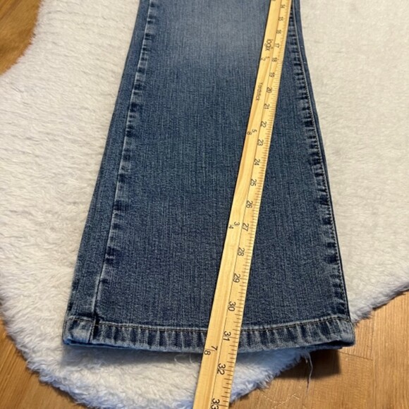 Tommy Hilfiger Womens Blue Washed Hipster Boot Cut Denim Jeans Size 10 - Picture 11 of 12